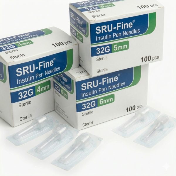 SRU-Fine Insulin Pen Needles (Box isi 100)